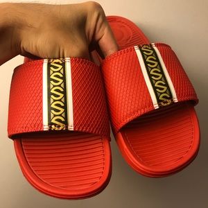 Red Sandalboyz Slides